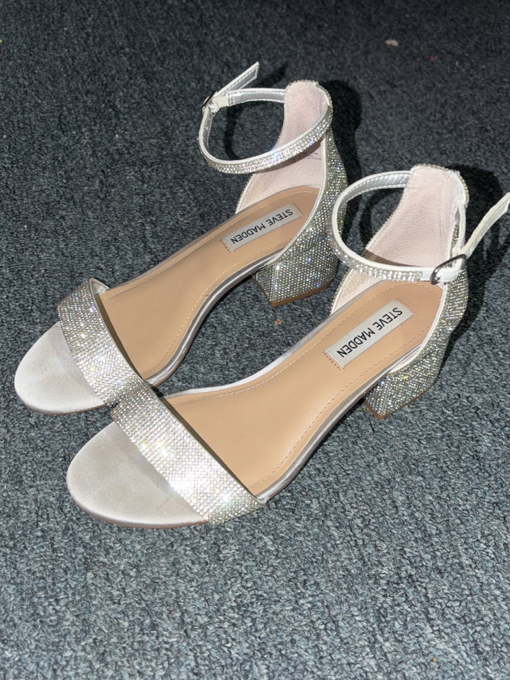 Steve Madden Irene Rhinestone Heels Size 7.5W